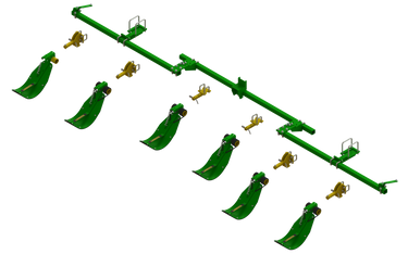 LANSS606R6W -- Lankota Stalk Stomper® Mounting Kit for John Deere® 606C/706C Series 36